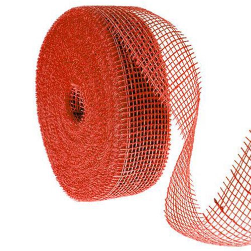 Floristik24 Juteband Rot 5cm 40m
