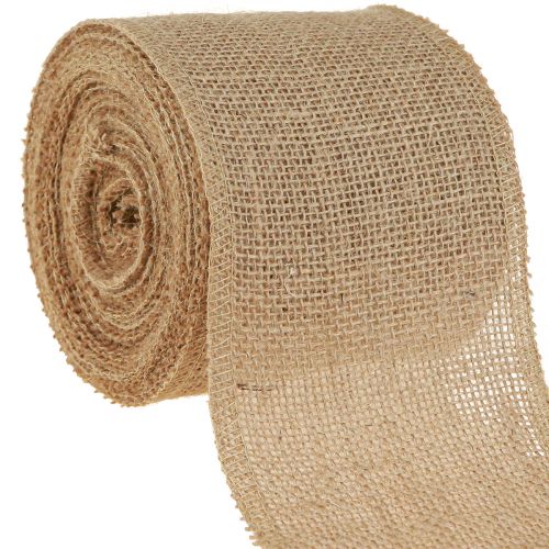 Floristik24 Juteband Natur Tischläufer rustikal Jute Topfband 10cm 9m