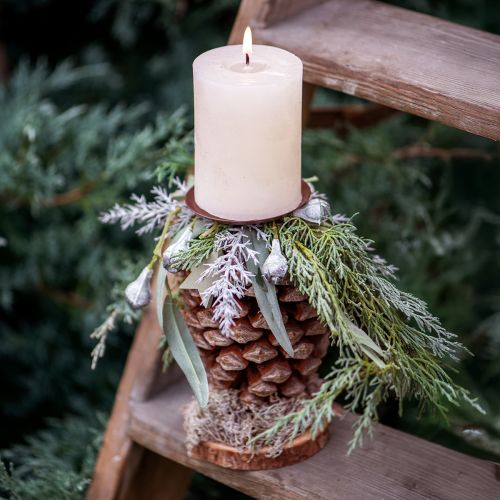 Artikel Kerzenhalter Braun Ø6cm 4 St