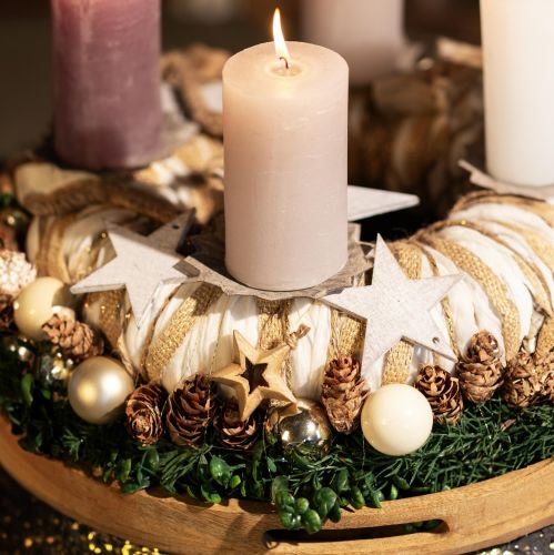 Artikel Kerzenhalter zum Stecken Ø11cm H8cm Rost-Effekt 4St