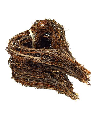 Floristik24 Zweigkranz in Herzform 20x25cm 4 St. natur