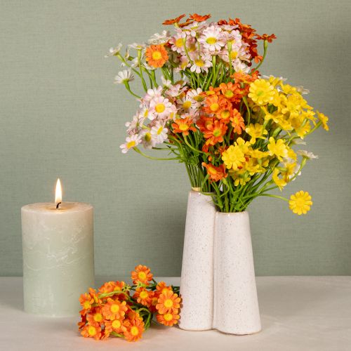 Artikel Künstliche Kamille als Blumenbund für frische und pflegeleichte Dekoration 28cm 3St