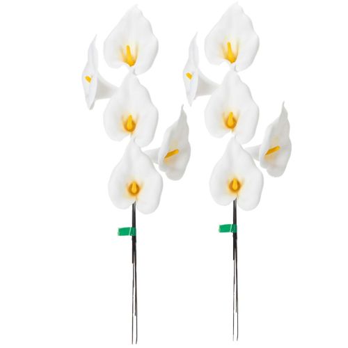 Kunstblume Calla mit gelbem