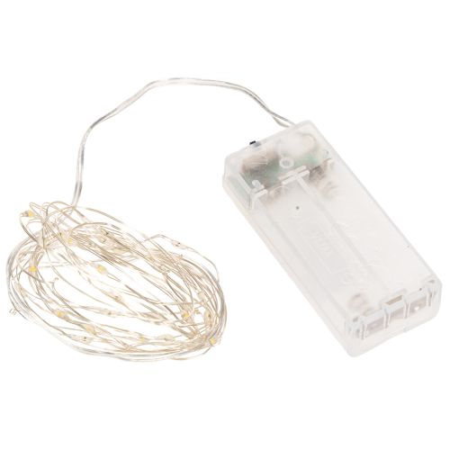 LED Lichterkette für Innen Batteriebetrieben Warmweiß 30 LED 3m 6St