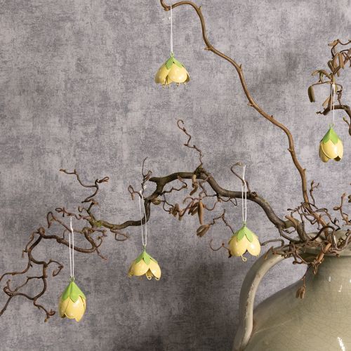 Artikel Metall Blüte zum Hängen für romantische Dekoration im Innen und Außenbereich 6cm 6St