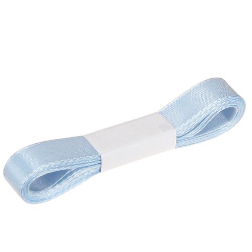 Artikel Dekoband Geschenkband Hellblau Band Blau Webkante 15mm 3m 10 St
