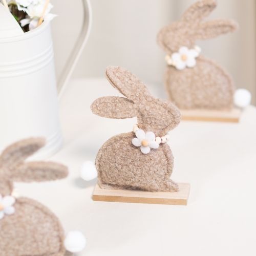 Artikel Osterhase Figur Frühling Tierdeko für Wohnzimmer und Tisch 18cm 6St