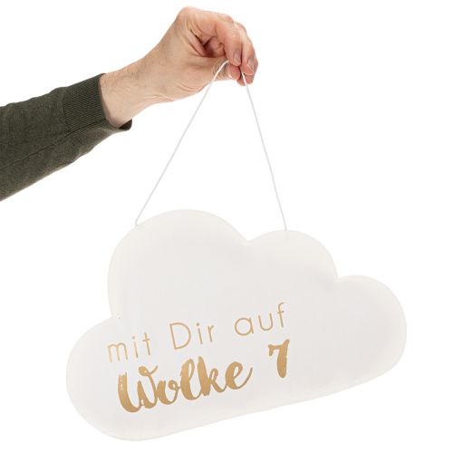 Papierdeko „Wolke 7“ zum Hängen 35cm x 22cm 2St | Floristik24.de