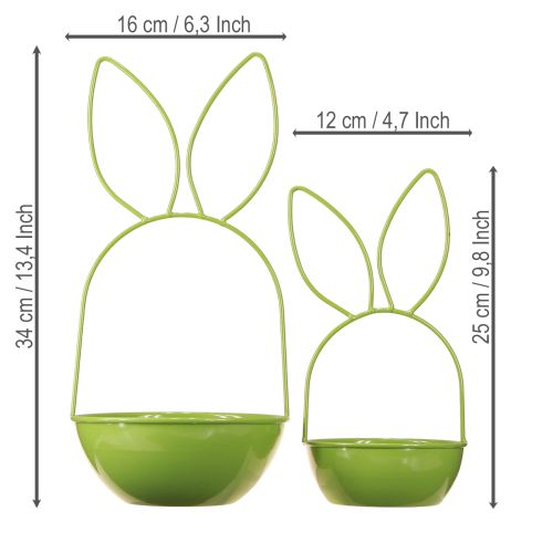 Floristik24 Pflanzschale Hase für Frühling Osterdekoration Wohnzimmer Küche Gartendeko 33cm