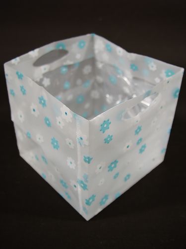 Floristik24 Plastiktasche 12x12cm 12St. sortiert