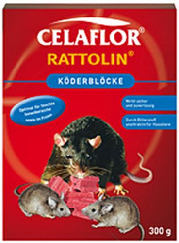 Floristik24 Celaflor Rattolin Köderblöcke 300g