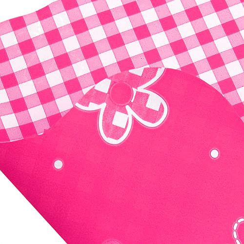 Artikel Rondella-Manschette Vichy Pink Ø50cm 50St