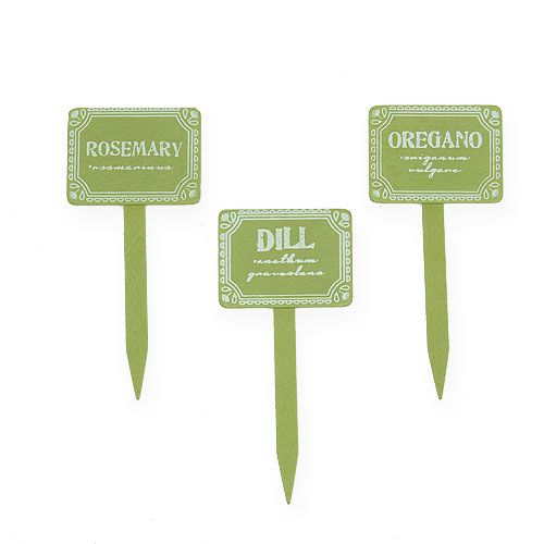 Kräuterstecker Grün 13cm 18 St