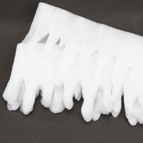 Artikel Schneevlies Eiszapfen Girlande Weiß oder Glitter 9×200cm 3St