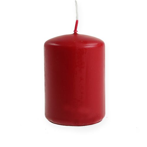 Stumpenkerzen Rot Kerzen H70mm Ø50mm 12St