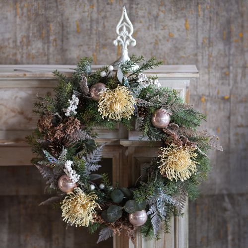 Floristik24 Tannengirlande mit Zapfen Weihnachtsgirlande künstlich 160cm