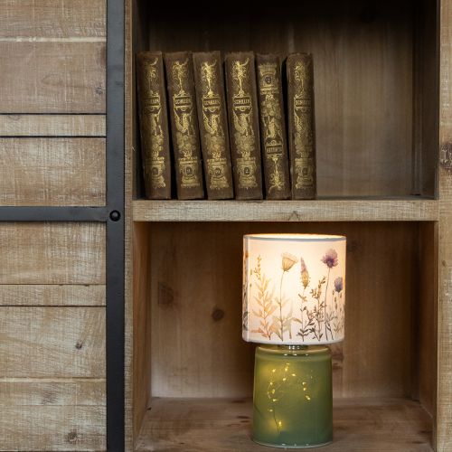 Artikel Tischlampe LED Blumenmuster für stilvolle Wohnraumbeleuchtung 23cm