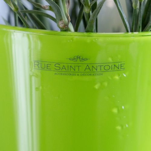 Artikel Vase Grün Blumenvase Deko Vase Fizzy Olive Ø16,5cm H27cm