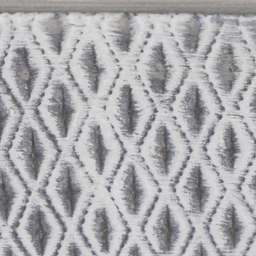 Zinkschale mit Rautenmuster 26cm x 15,5cm | Floristik24.de