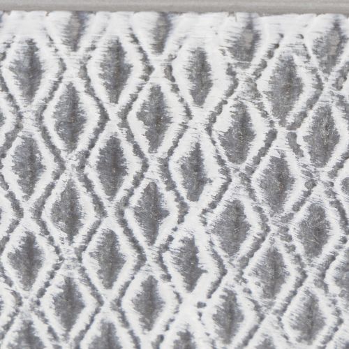 Zinkschale mit Rautenmuster 30cm×18cm H15cm | Floristik24.de