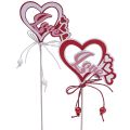 Floristik24 Blumenstecker Dekostecker “Love” Valentinstag 25,5cm 16St