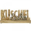 Schriftzug Holz, Kuschelecke, Deko Aufsteller L27cm H12cm