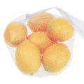 Floristik24 Künstliche Zitronen Deko Lebensmittelattrappen 8cm 6St