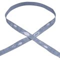Geschenkband Fische Hellblau Band maritim 15mm 20m | Floristik24.de