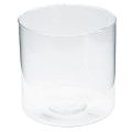 Floristik24 Glasvase Glaszylinder Blumenvase Glas Deko H15cm Ø15cm