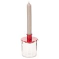 Glaswindlicht rund klares Glas