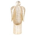 Kerzenhalter-Engel-Figur Gold