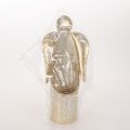 Kerzenhalter-Engel-Figur Gold