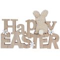 Floristik24 Osterdeko „Happy Easter“ Holzdeko Ostern für Regal 24cm