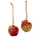 Herbstdeko Apfel Keramik zum