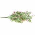 Floristik24 Strauß mit Gräsern und Blüten künstlich Rosa 53cm