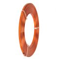 Floristik24 Aluminium Flachdraht Orange 5mm 10m