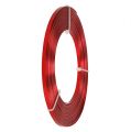 Floristik24 Aluminium Flachdraht Rot 5mm 10m