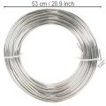 Aludraht Silber 3mm Basteldraht für kreative Arbeiten 1kg | Floristik24.de