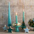 Tannenbaum Kunstbaum schlank mit Holzfuß 40cm | Floristik24.de