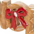 Schriftzug Noel mit Schleife