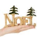 Weihnachtsdeko Noel Aufsteller mit zwei Tannen 18cm | Floristik24.de