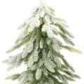 Kunstbaum Tanne mit Schnee Dekoration Winter und Weihnachten 95cm | Floristik24.de