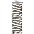 Geschenkband mit Zebramuster Print Geschenkband 25mm 20m | Floristik24.de