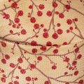Dekoband Zweige mit roten Glitter Beeren 40mm 15m | Floristik24.de