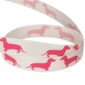 Dekoband Dackel Motiv Geschenkband 15mm 18m | Floristik24.de