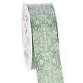 Floristik24 Geschenkband mit klassischem Muster für Schleifen und Deko 40mm 15m