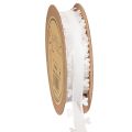 Floristik24 Dekoband Weiß mit Herzen für kreative Bastelideen 20mm 15m