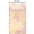 Geschenkband in Herbstfarben Organzaband mit floralem Muster 40mm 15m | Floristik24.de