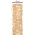 Dekoband Baumwolle Rustico Band mit Fransen 40 mm 30m | Floristik24.de