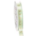 Floristik24 Dekoband mit goldenen Schleifen auf Rolle 15mm 18m